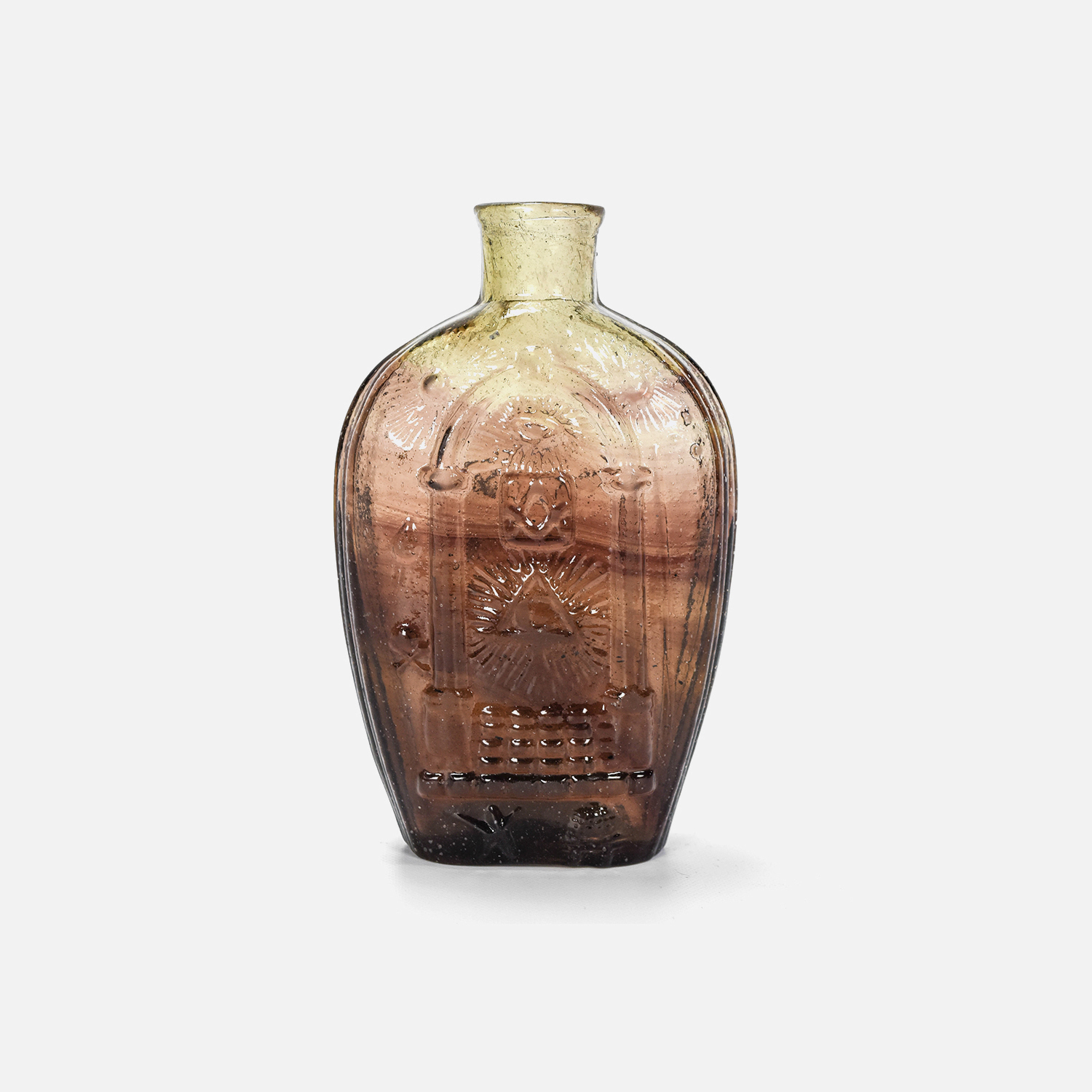 Rare Masonic Pint Flask