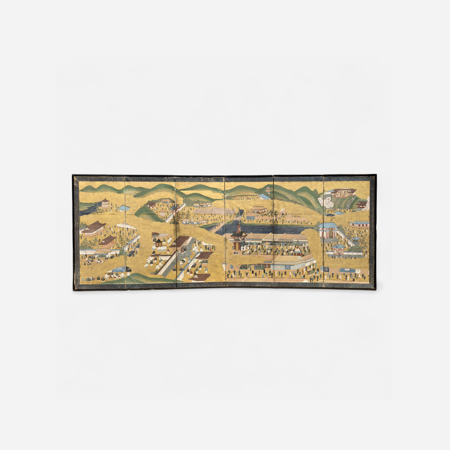 Japanese Edo Six-Panel Screen
