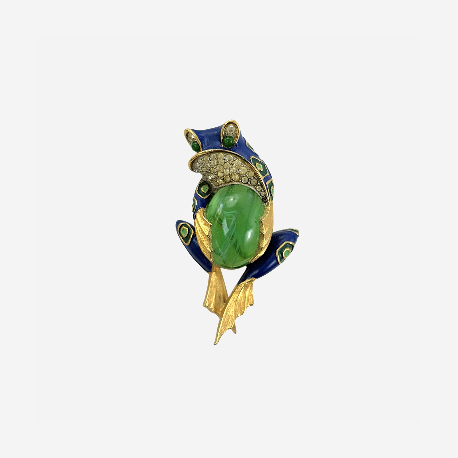 Figural Frog Pin