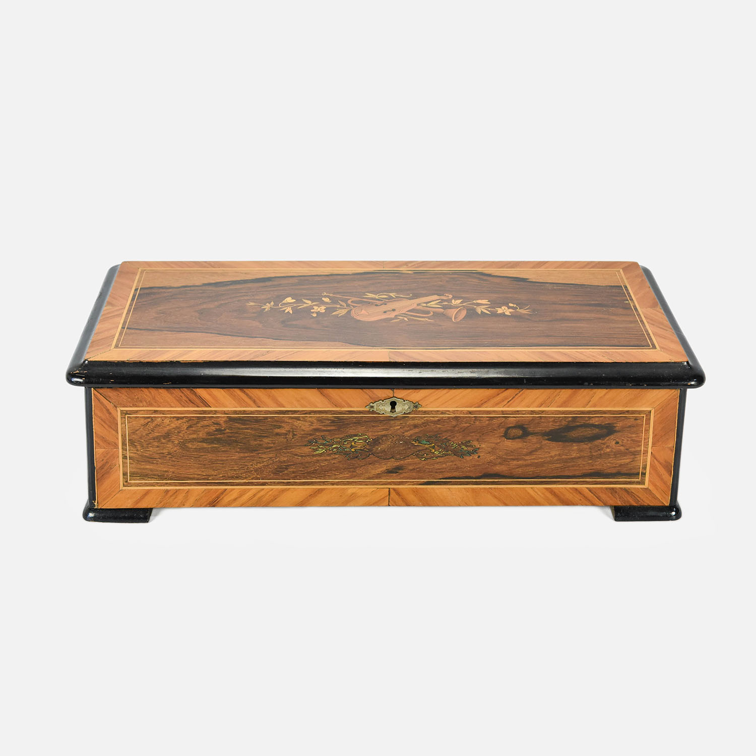 Antique Swiss 10 Air Rosewood Cylinder Music Box
