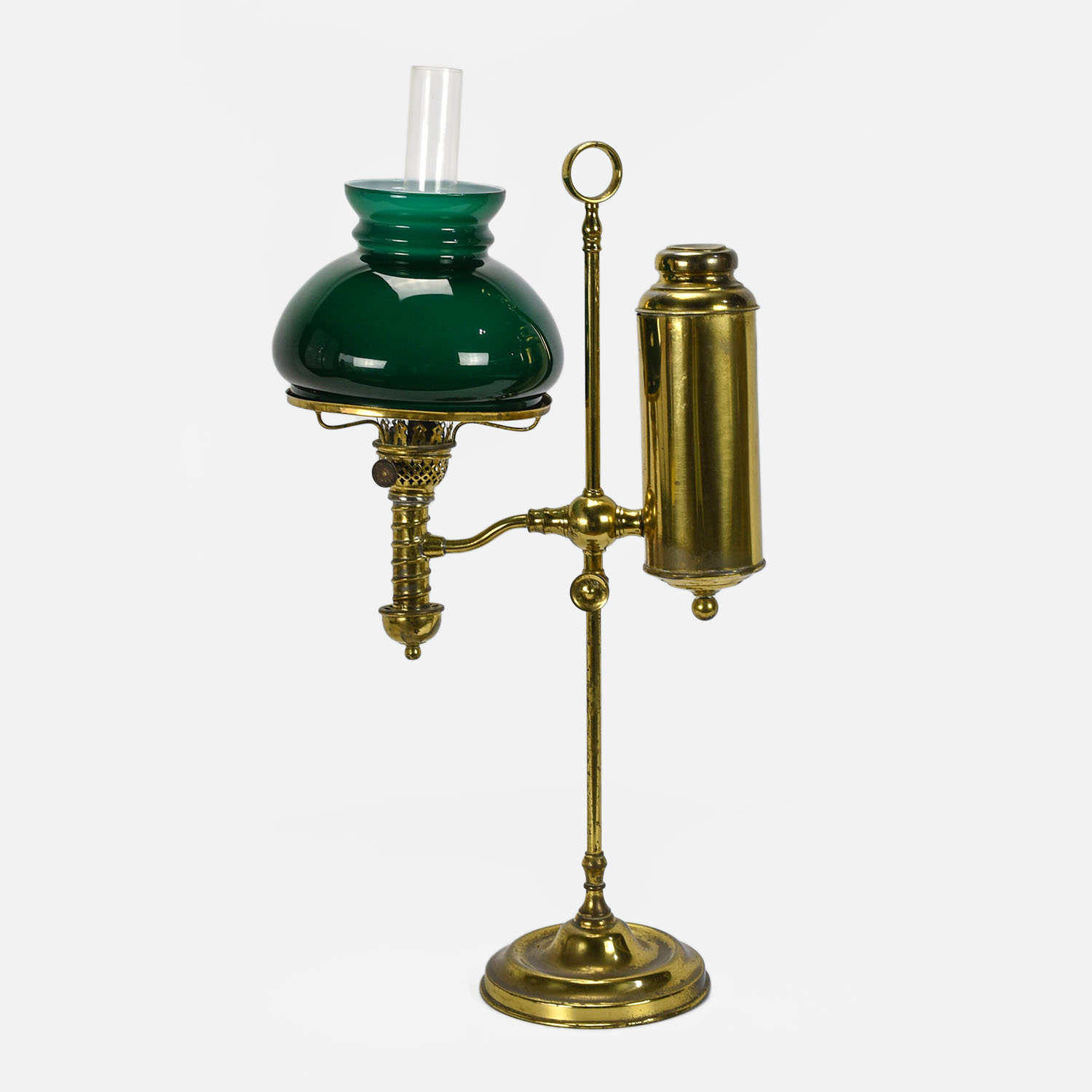Manhattan Brass Electrified Single Student Lamp 1879