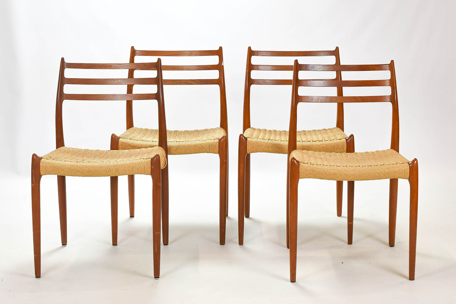 4 MCM Model 78 Dining Chairs Niels Otto M�ller 1962