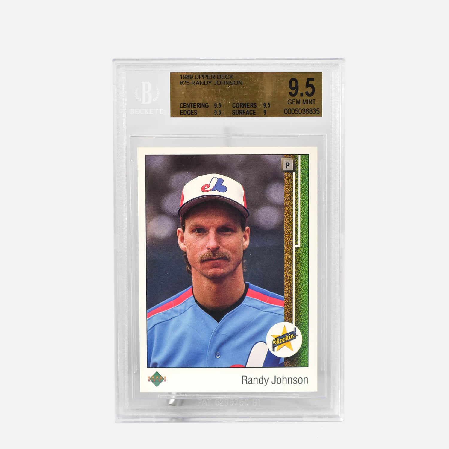 1989 Randy Johnson No. 25 Rookie Baseball Card