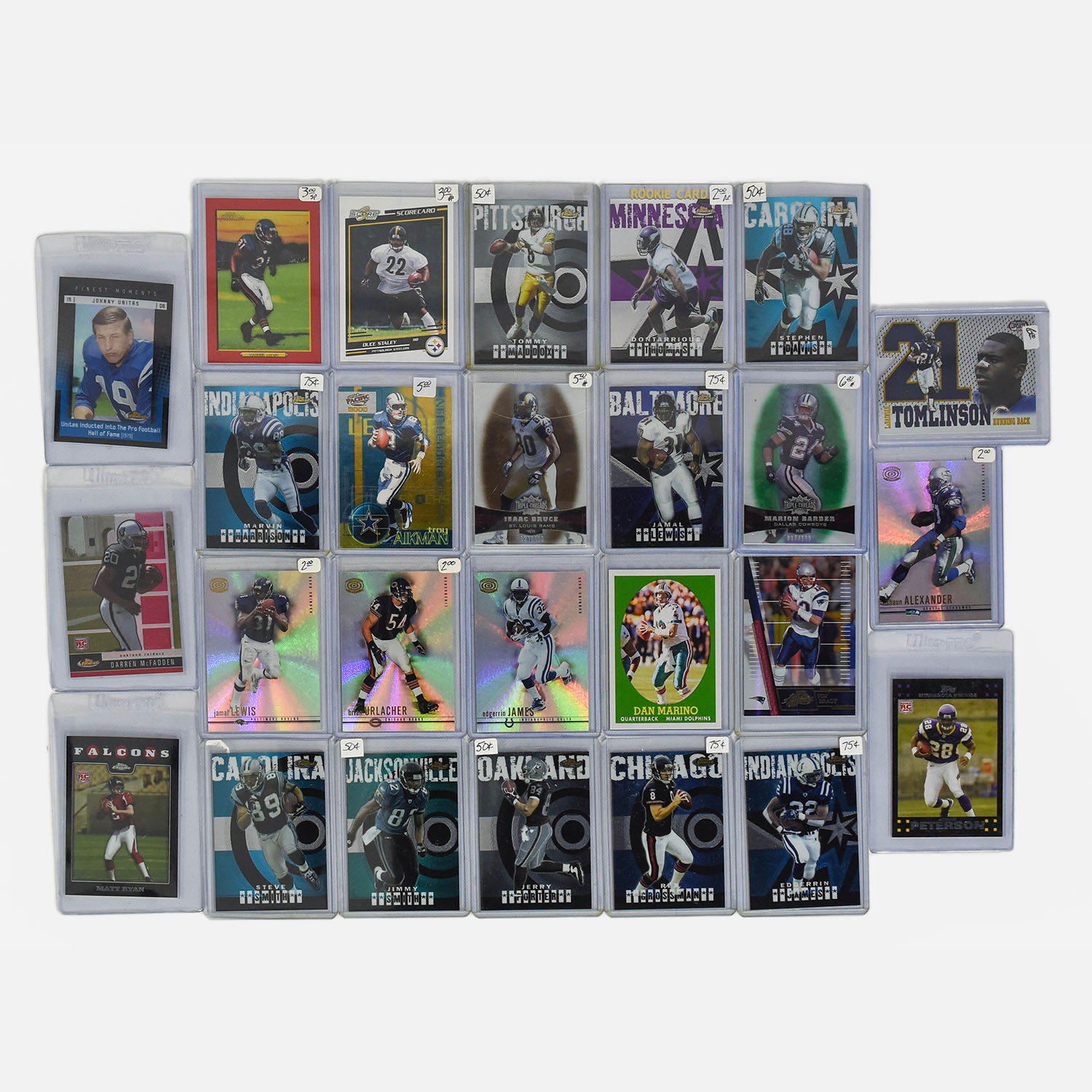 26 NFL All Time Legends Football Cards