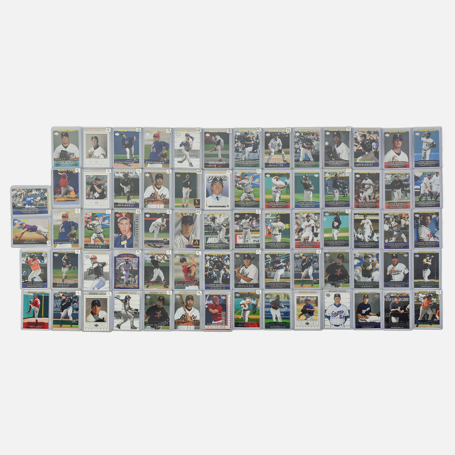 70 MLB Contemporary Rookie Baseball Cards