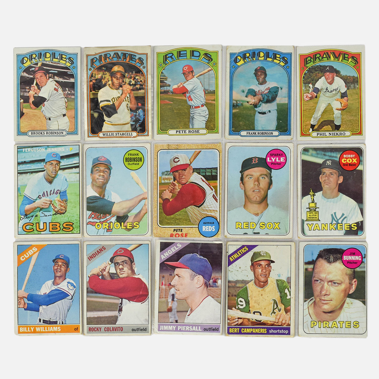 15 Topps MLB Vintage Legends Baseball Cards