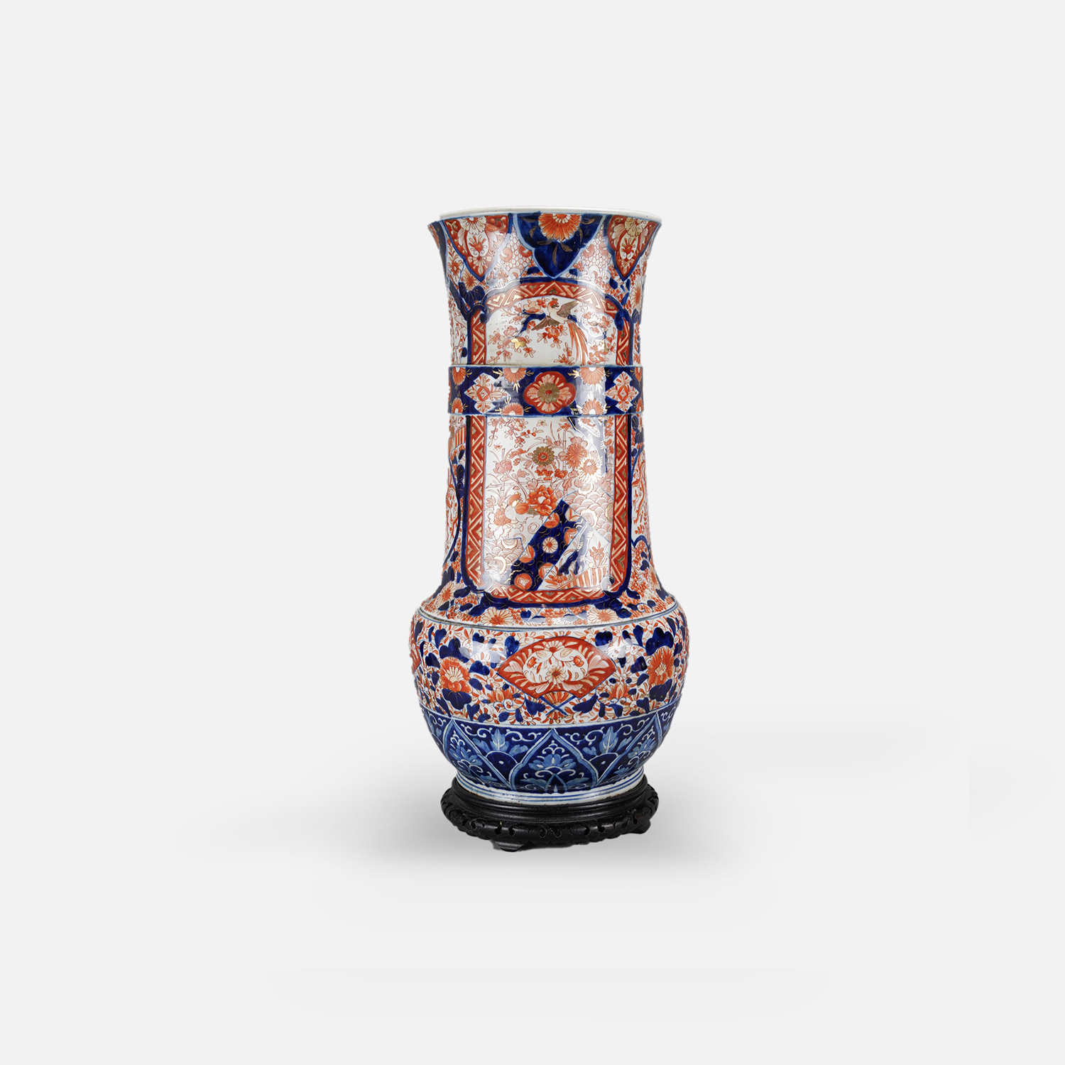 Large Imari Floor Vase