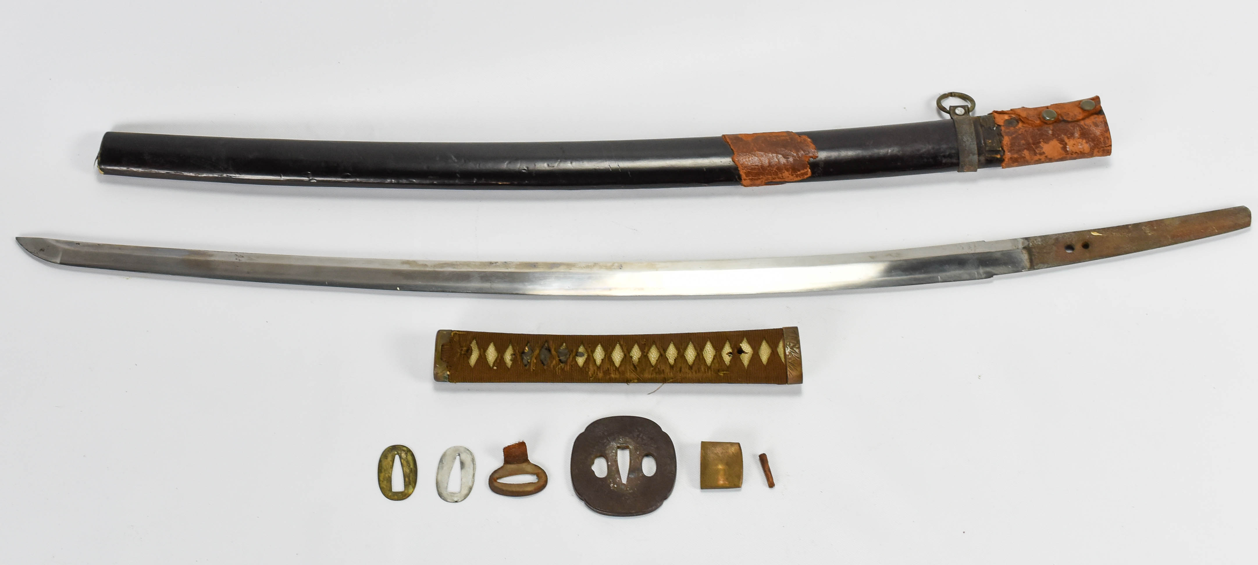 Fine Antique Signed Japanese Samurai Sword +Tsuba #2