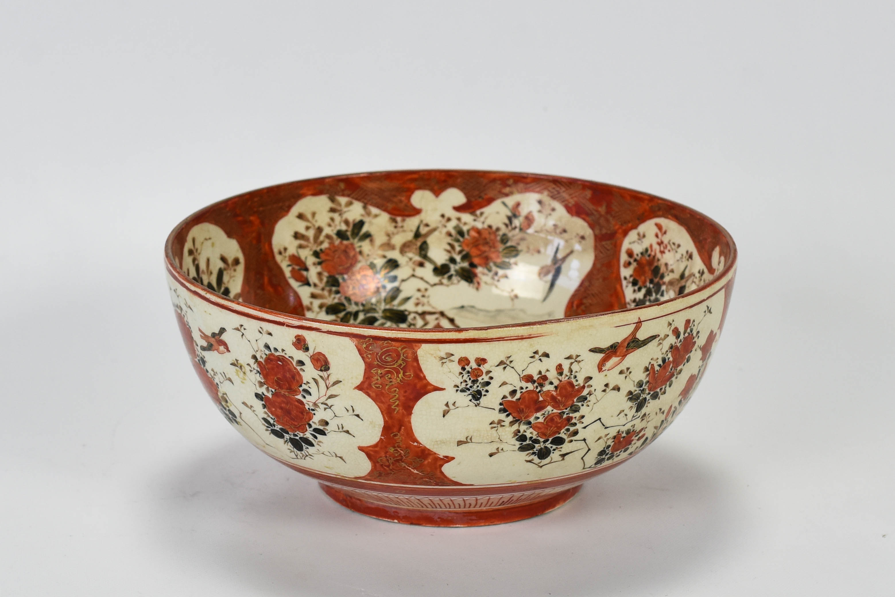 Antique 19thC Japanese Kutani Large 9.5