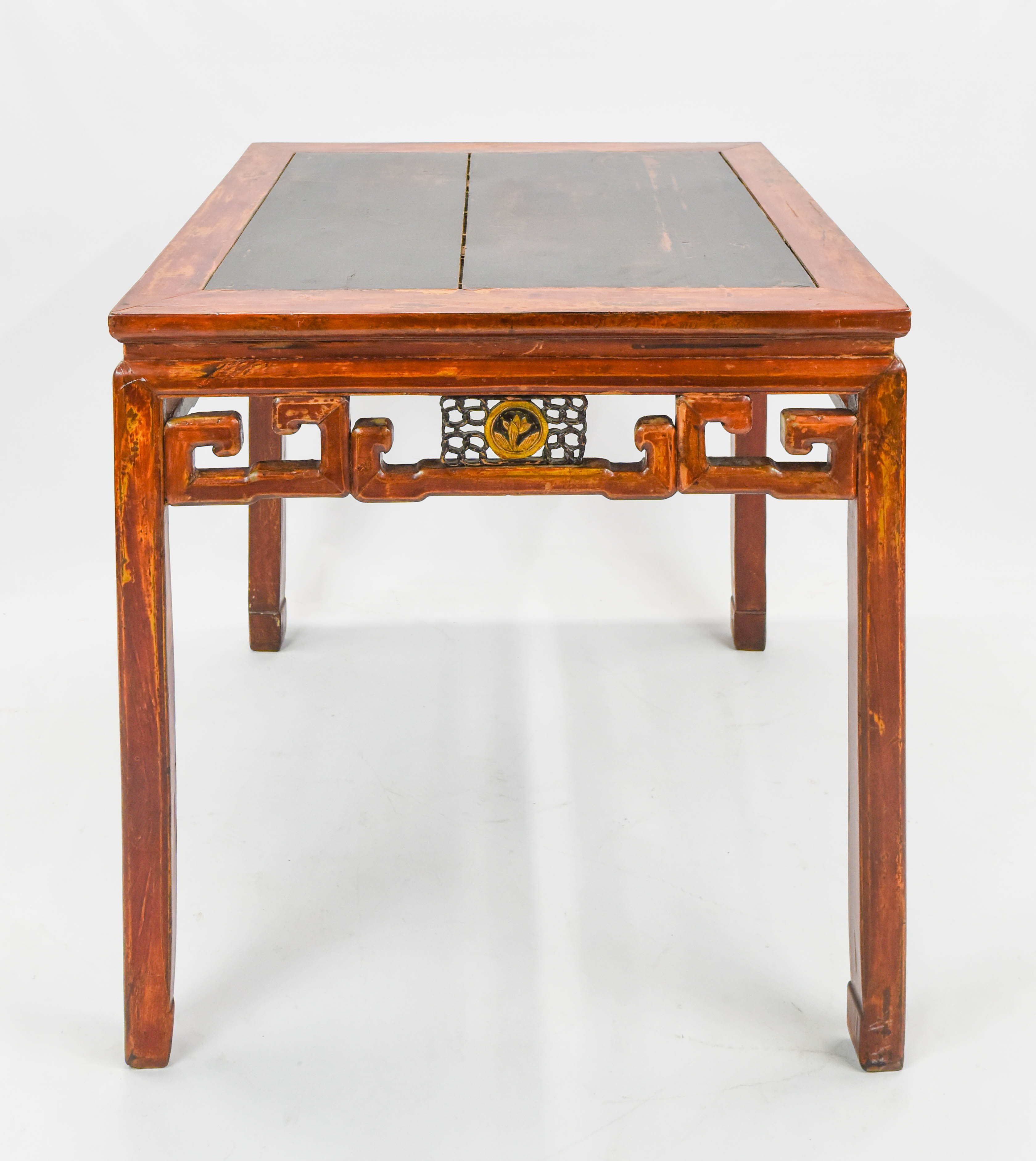 Antique 19thC Chinese Ming Style Red Lacquer Table