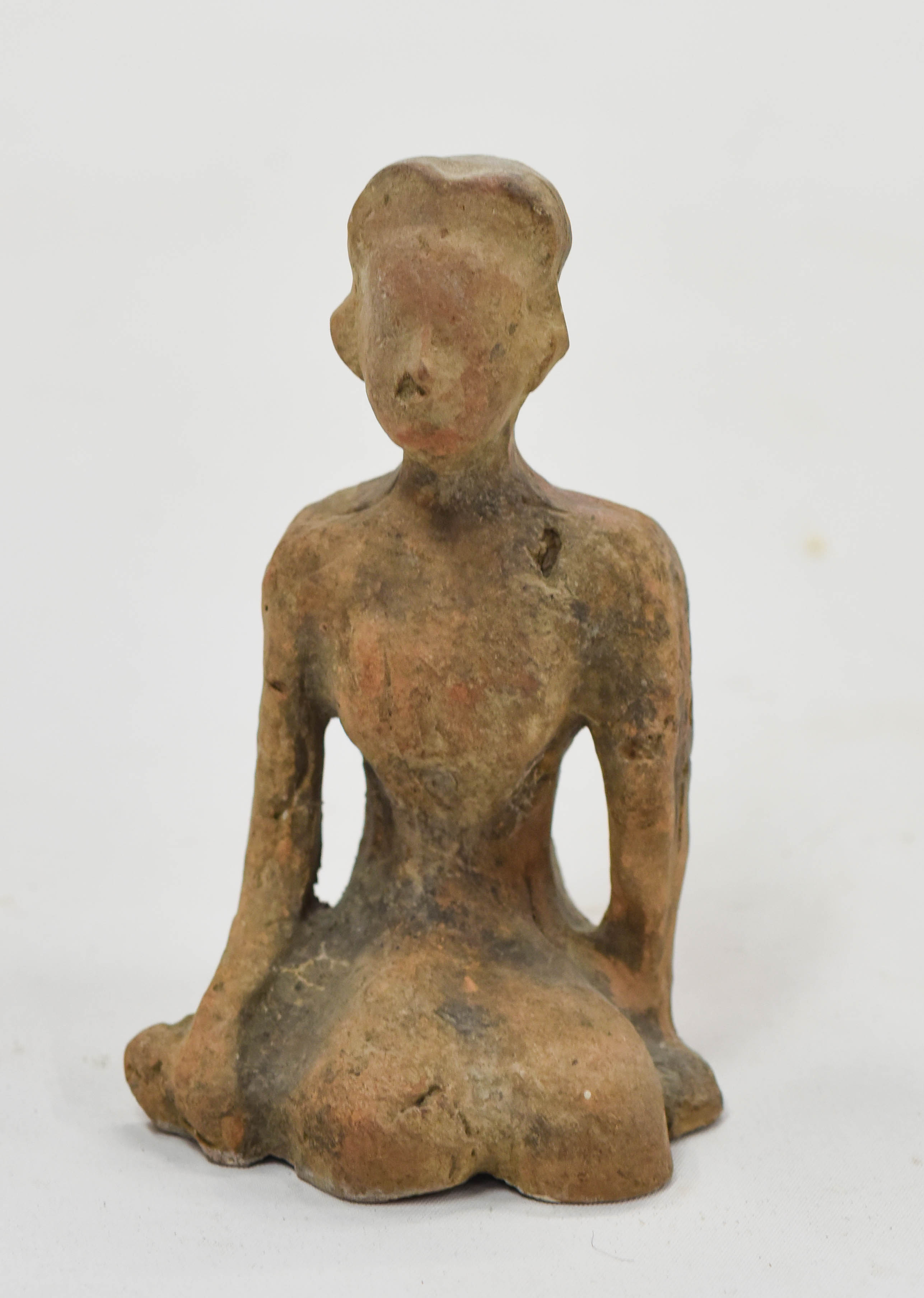 Chinese Han Dynasty Terracotta Tomb Attendant Figure