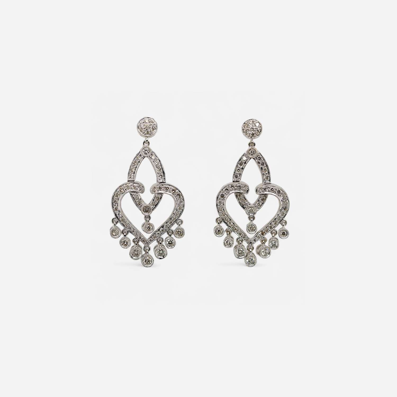 18K Gold & Diamond Earrings