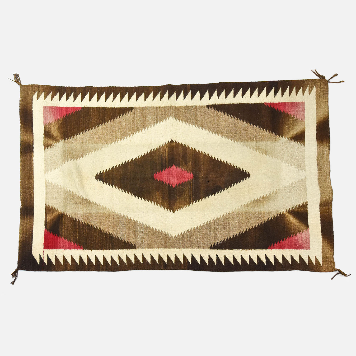 Navajo Native American Indian Blanket Rug Red/Brown