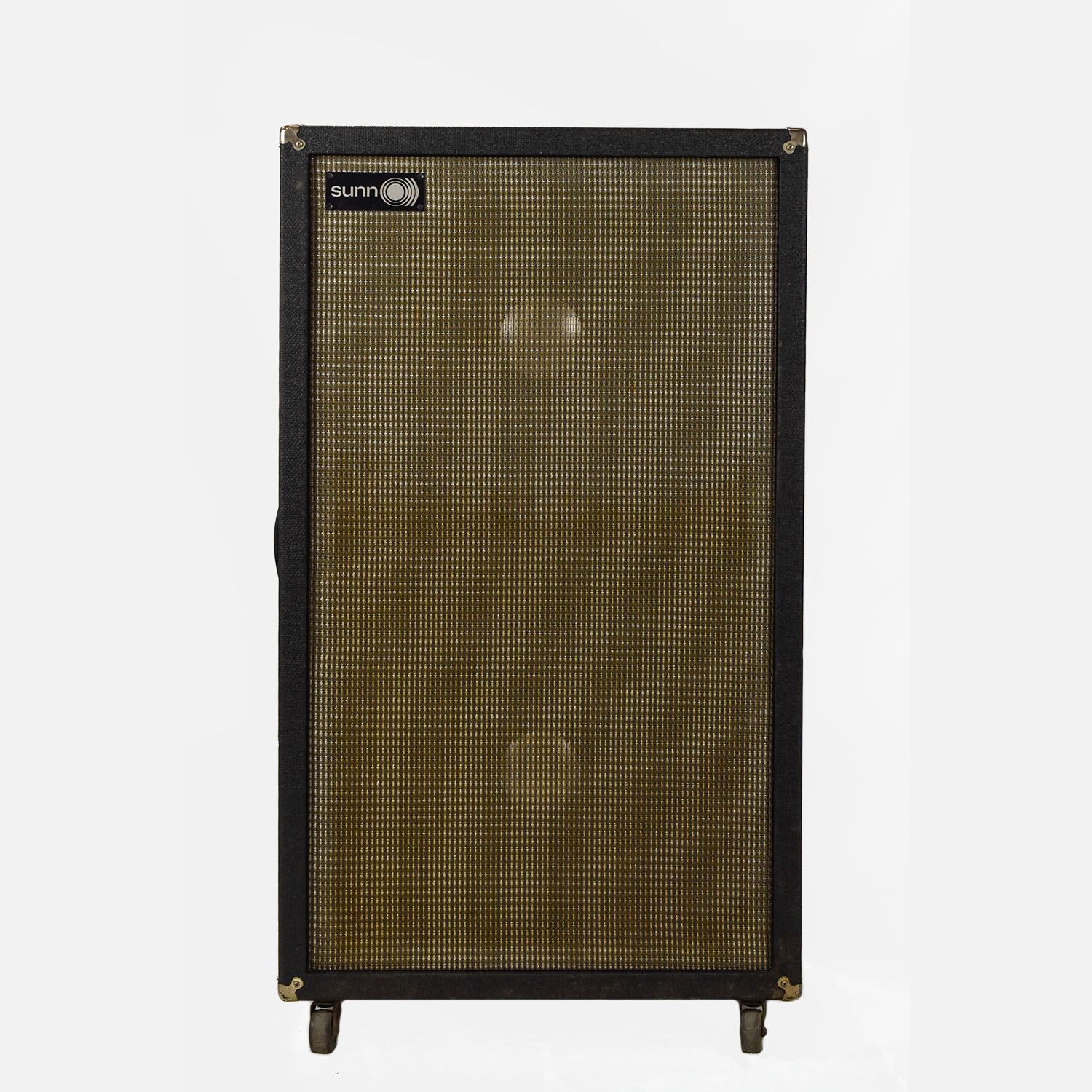 Sunn 100S 2x15 Speaker Cabinet 1970s Black