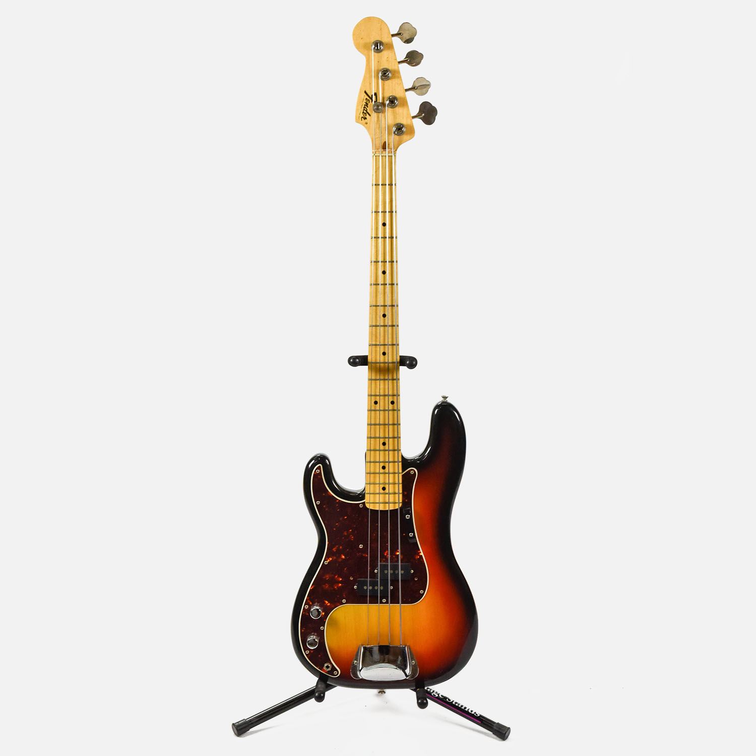 Vintage Fender Bass Tobacco Brown Sunburst w/Case