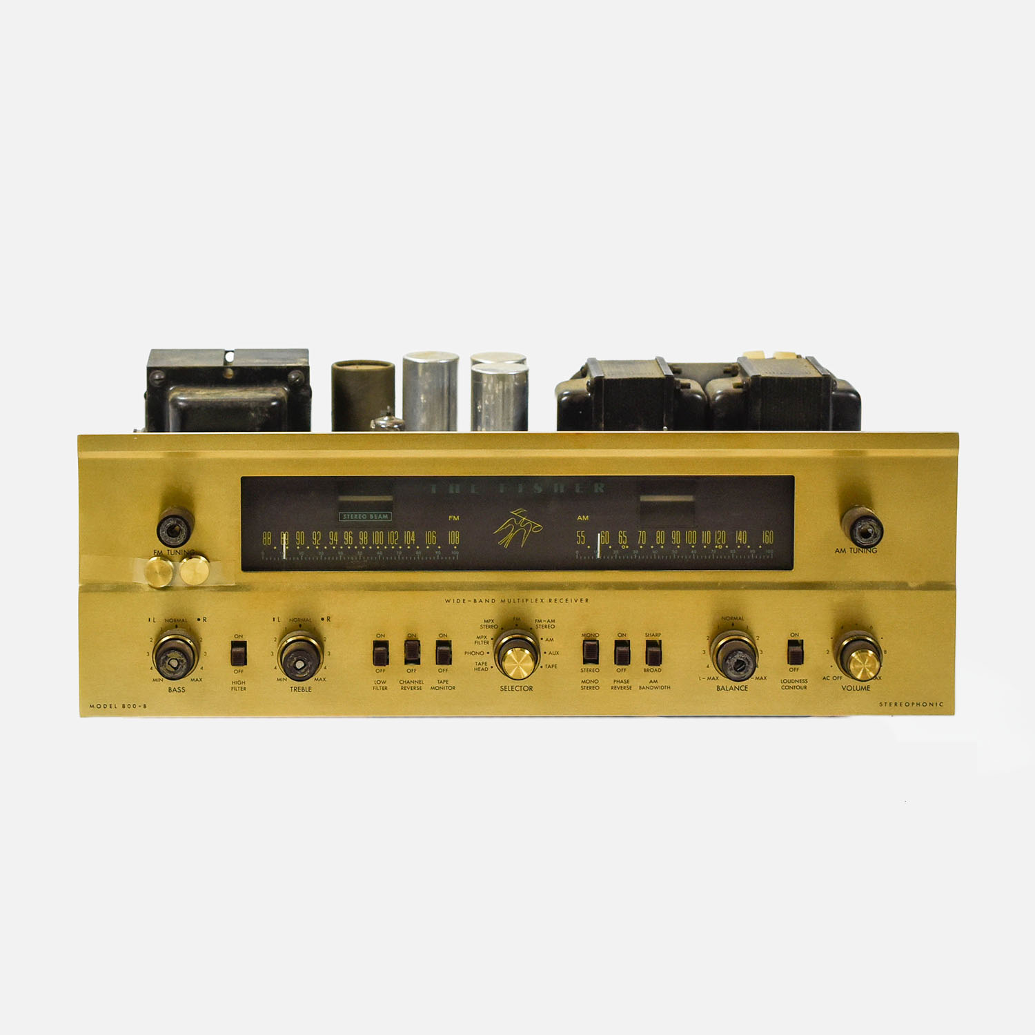 Gold Fisher Stereophonic 800B Stereo Tube Receiver