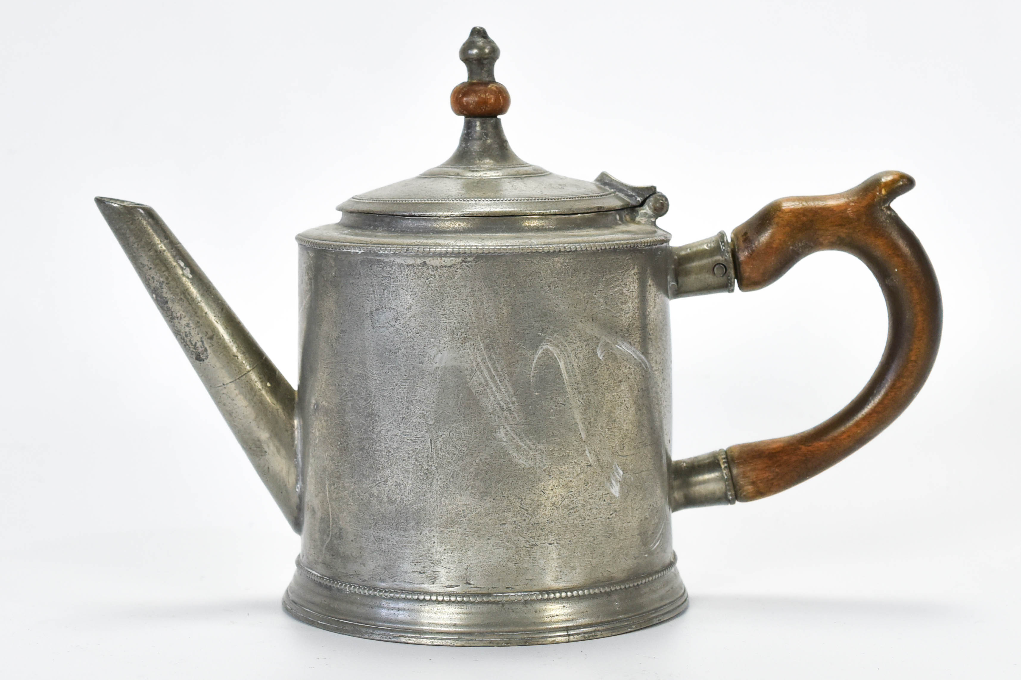 Antique American Federal Round Teapot ca.1750