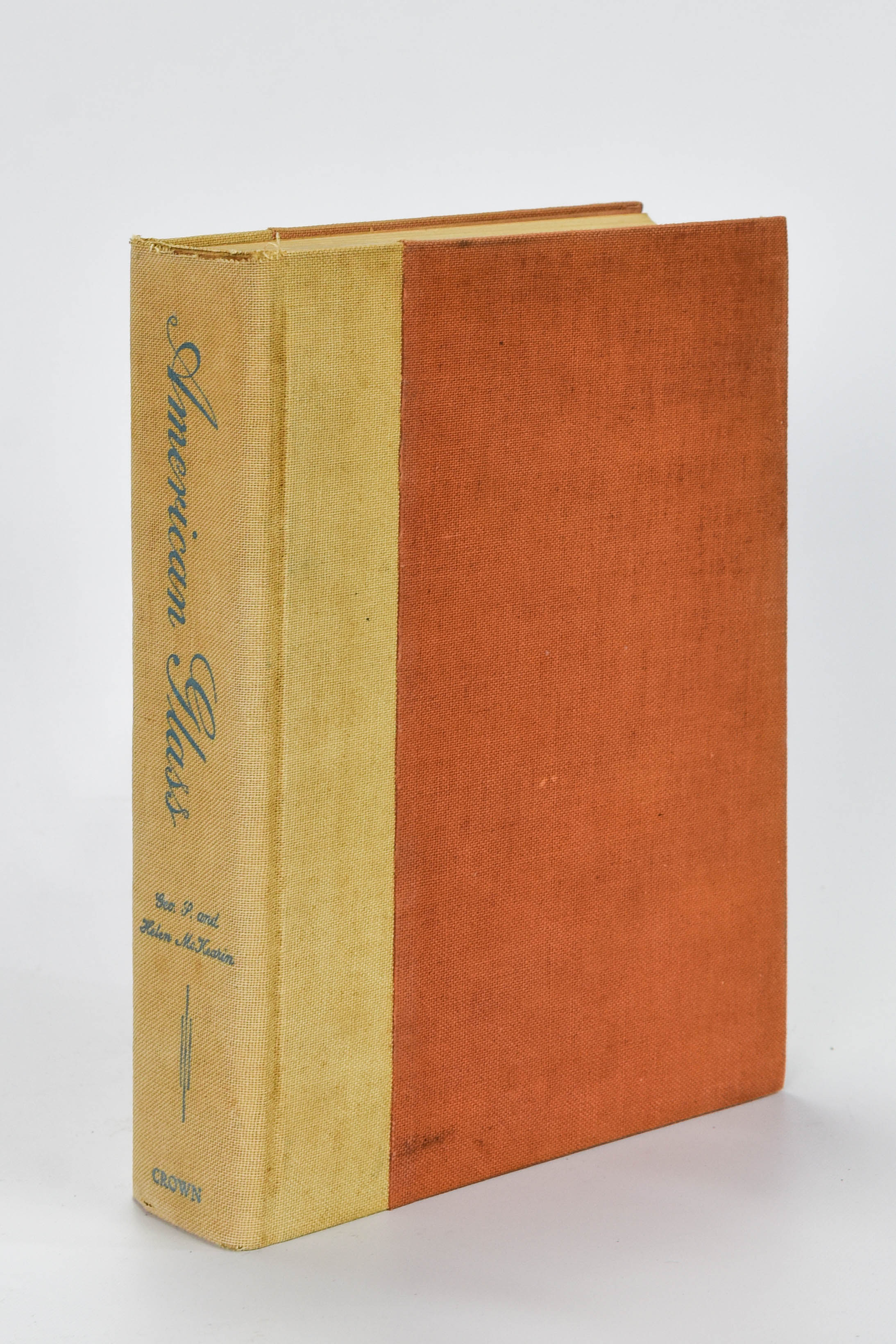 McKearin Signed First Edition AMERICAN GLASS Book
