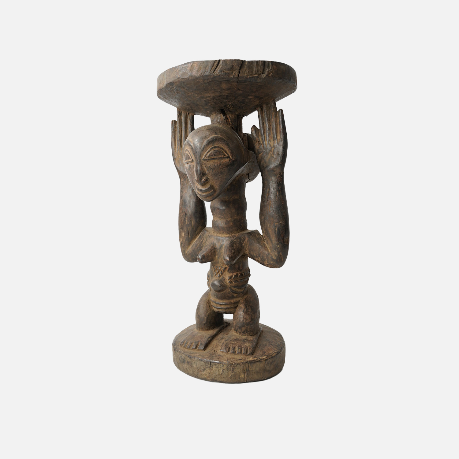 African Luba Stool