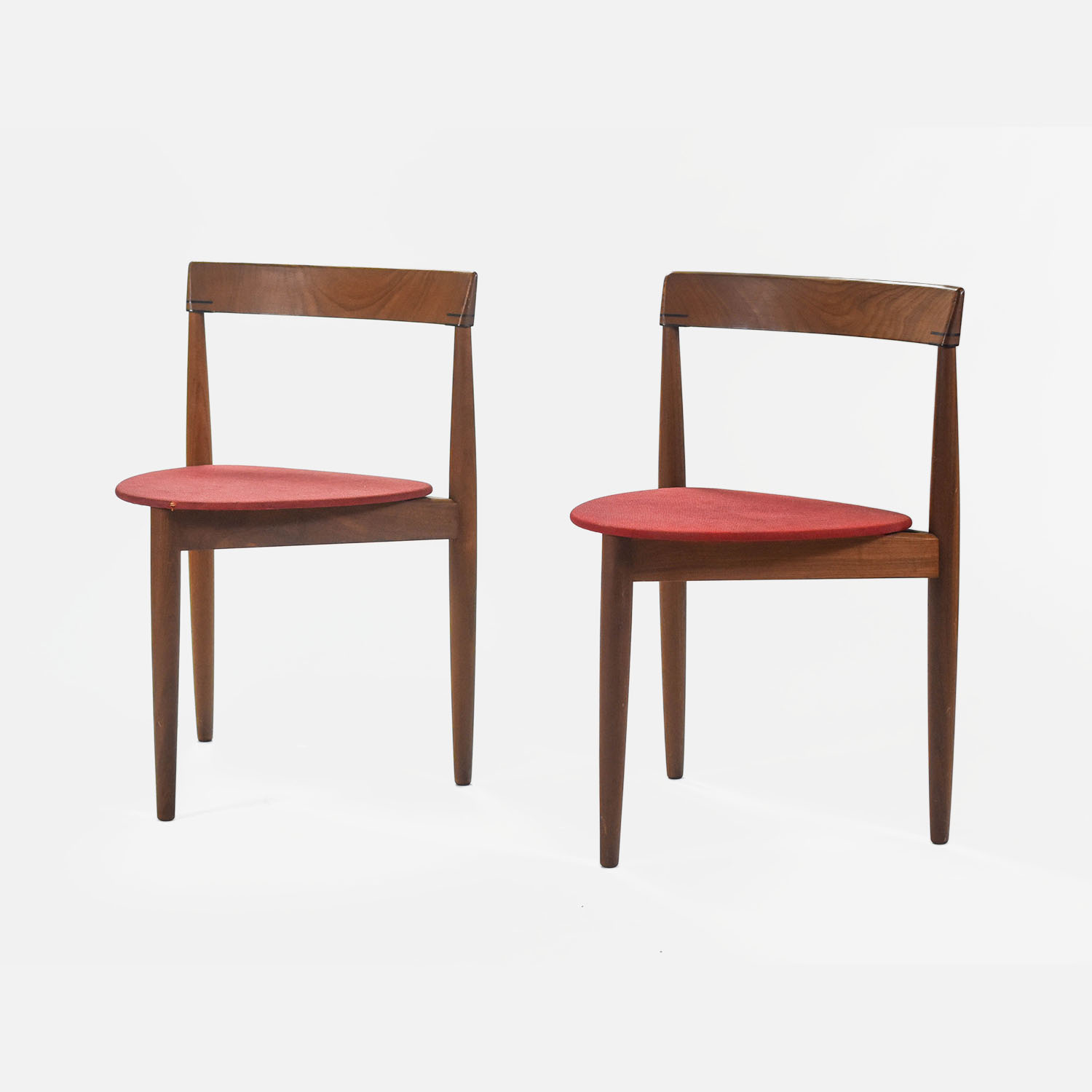 Two Hans Olsen Danish Modern Chairs by Frem Rojle