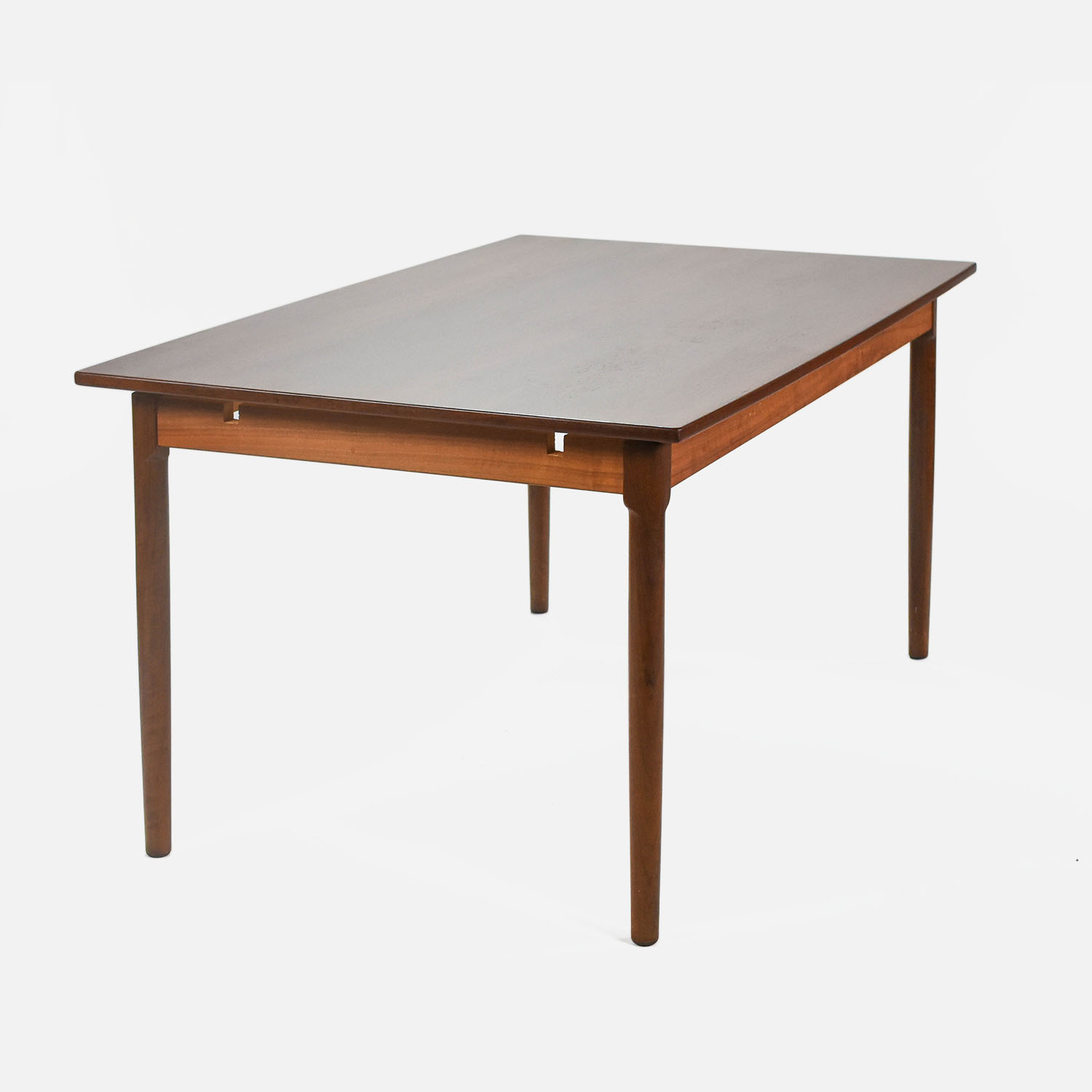 Danish MCM Modern Teak Draw Leaf Dining Room KitchenetteTable