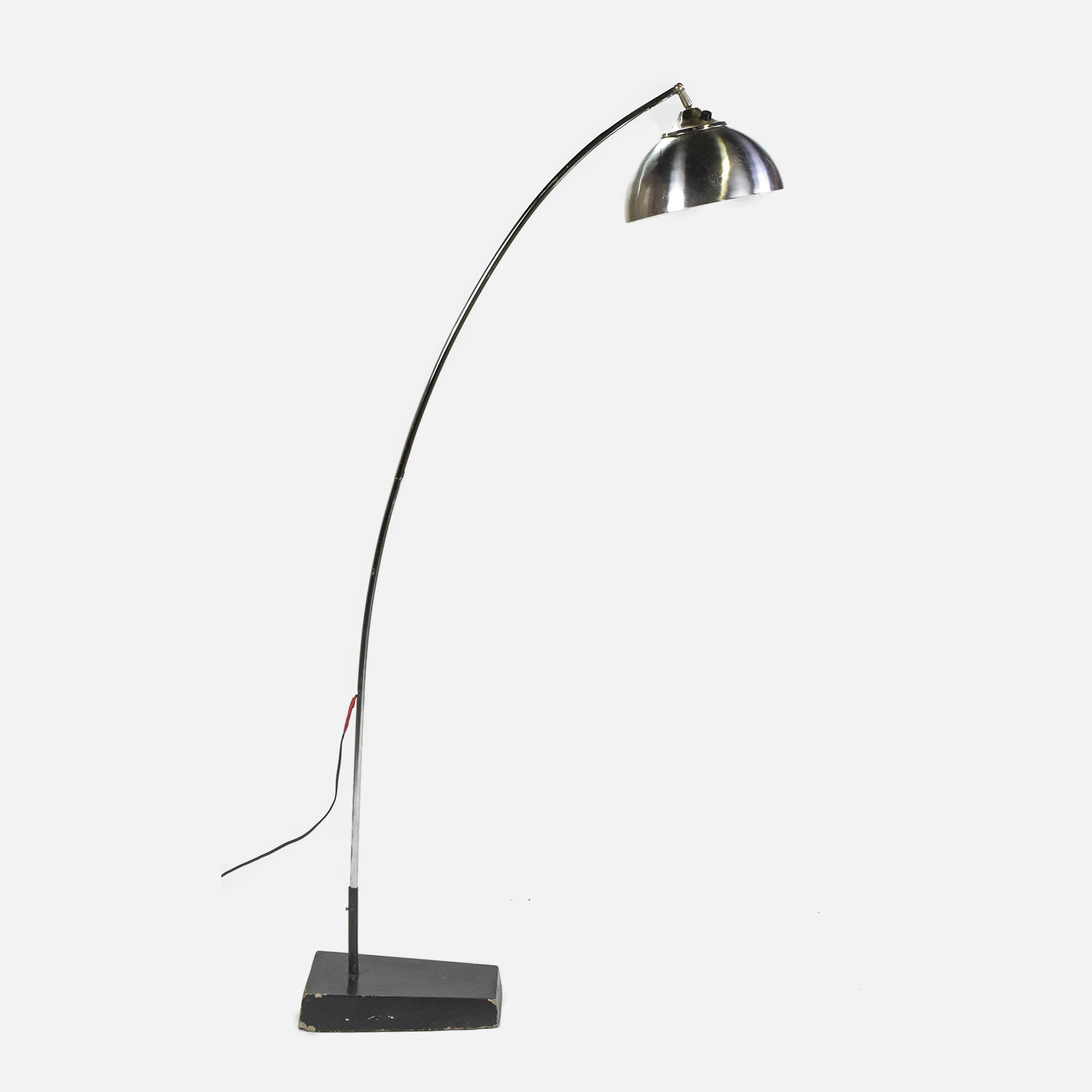 1960s Aluminum MCM Arch Metal Floor Lamp