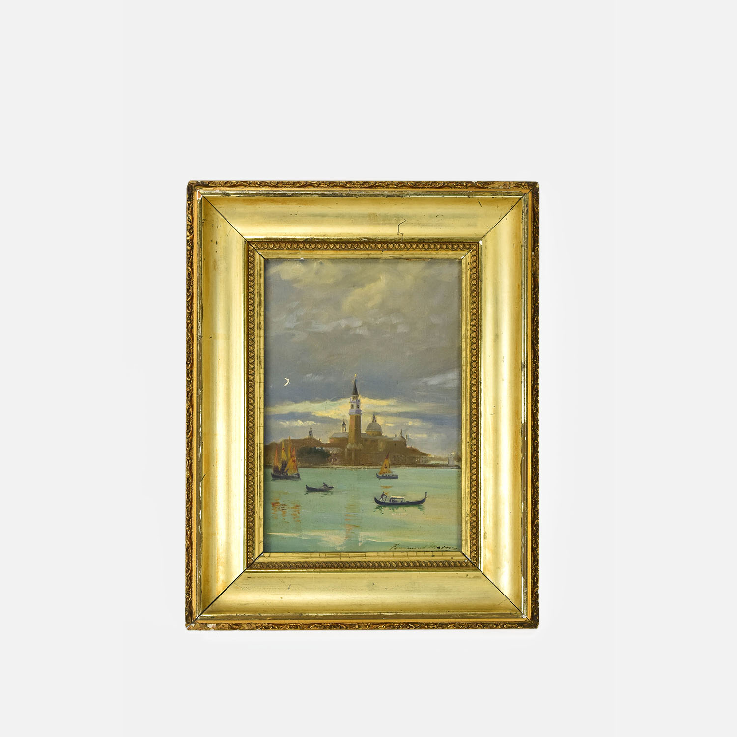 Mason, Hammond (1903-1939) Oil on Canvas Venice Seascape