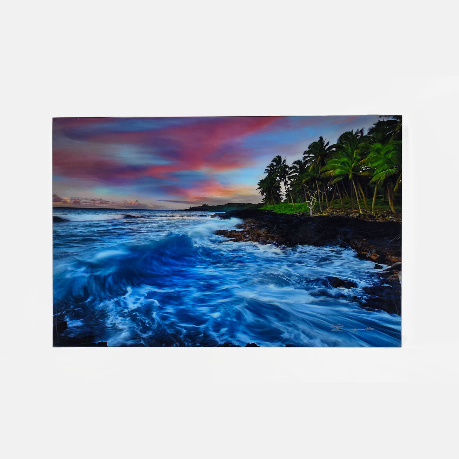 Lik, Peter Landscape Photograph on Acrylic Tropical Island Waves 59/950