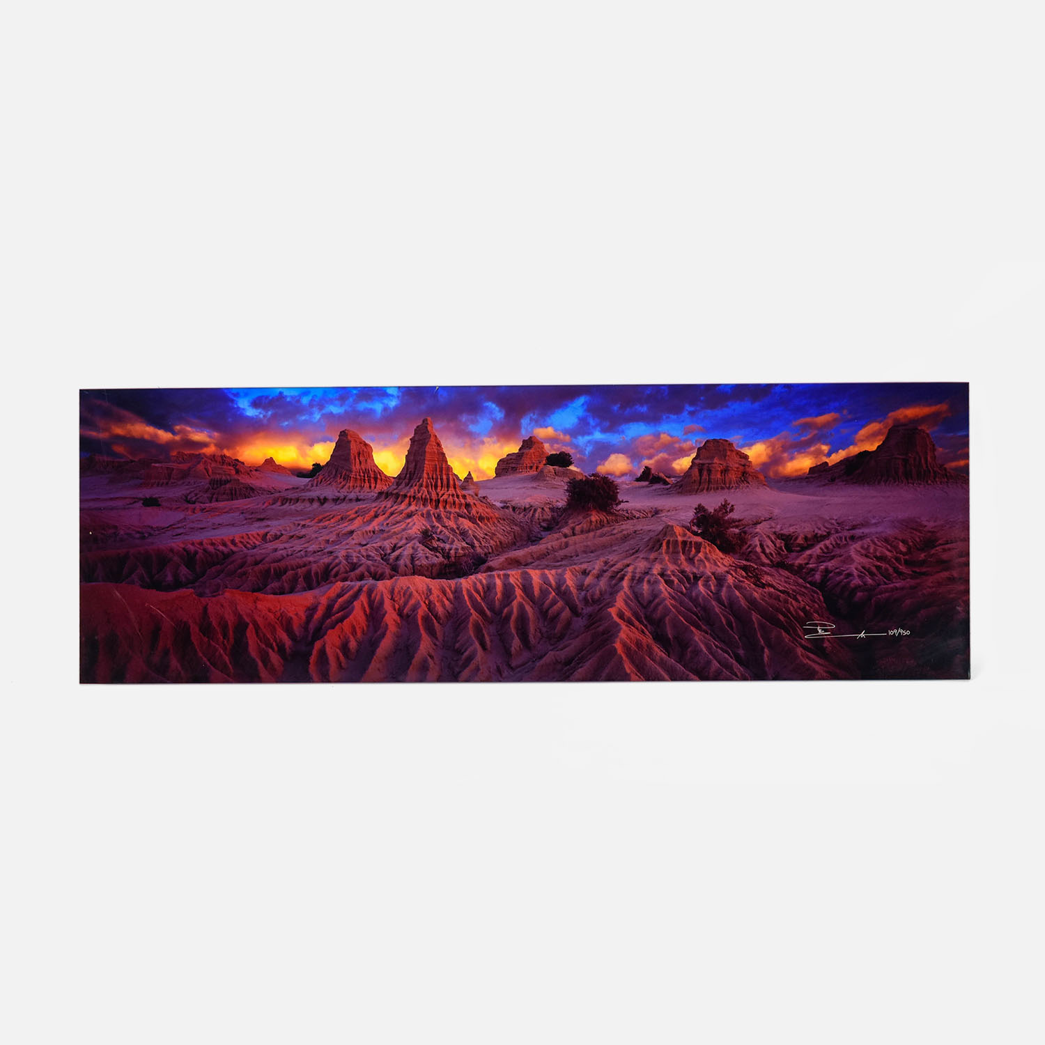 Lik, Peter Landscape Photograph on Acrylic Desert Mountain Range 109/950