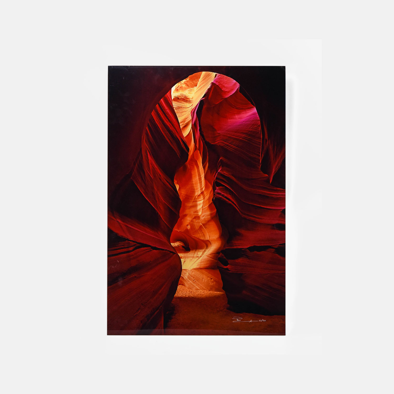 Lik, Peter Landscape Photograph on Acrylic Sunlit Cave 123/950