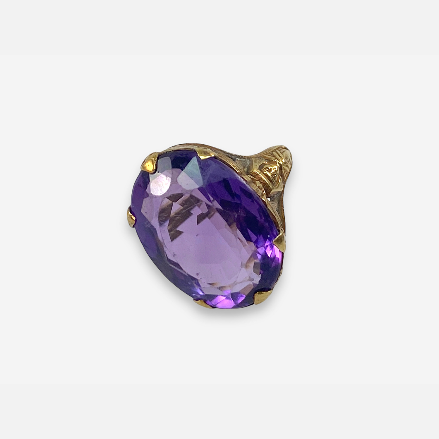 14k gold Amethyst Cocktail Ring