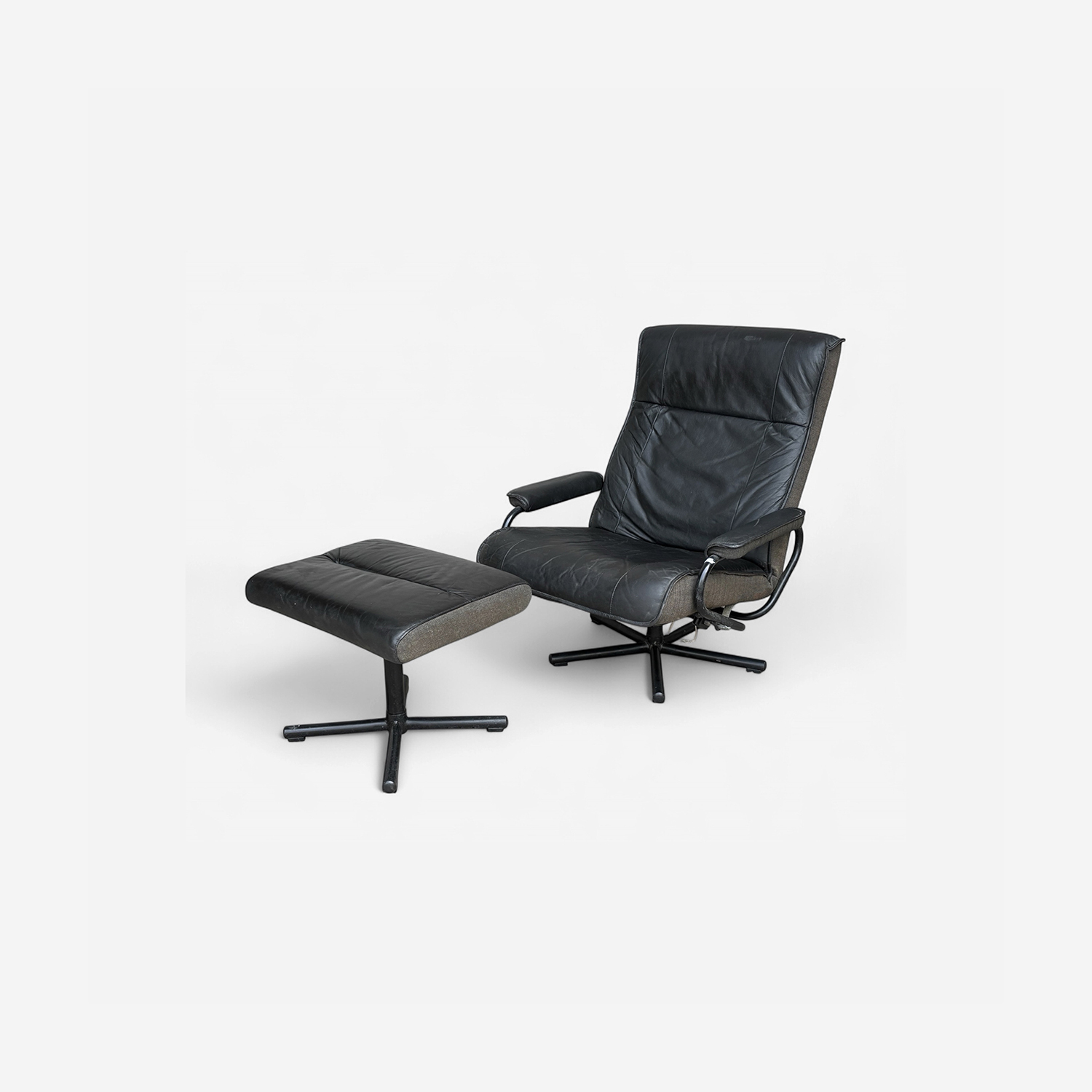 MCM Chair & Ottoman