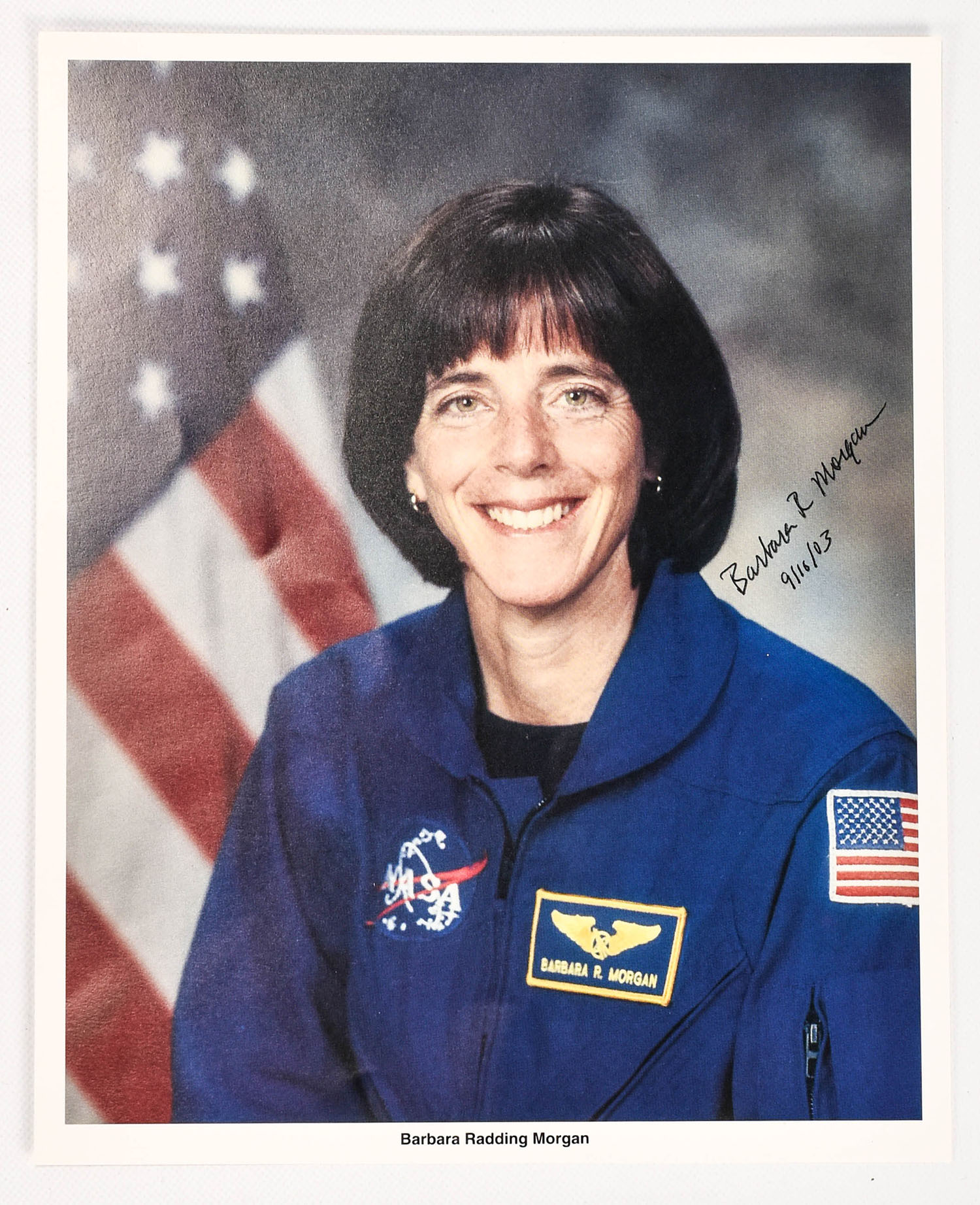 Nasa Astronaut Barbara Morgan Signed Photograph