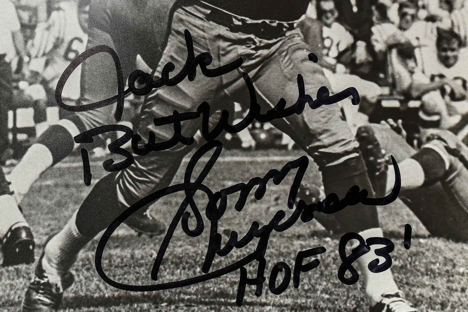 Sonny Jurgensen Signed Photograph Football NFL