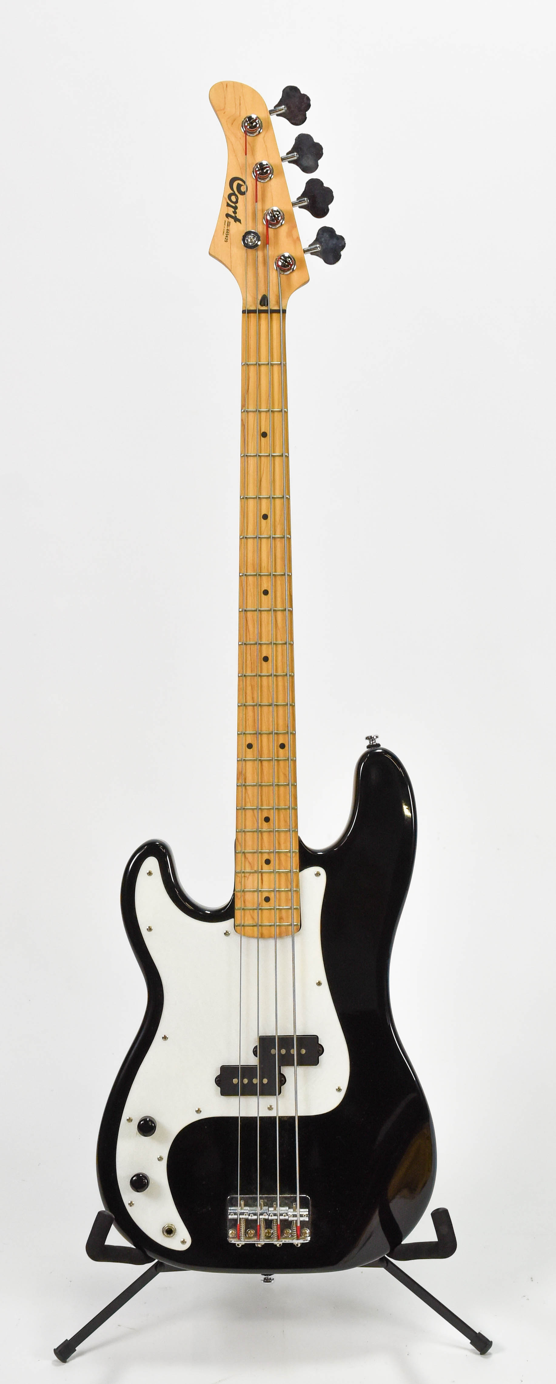 Black Solid Body Cort Electric Bass Guitar