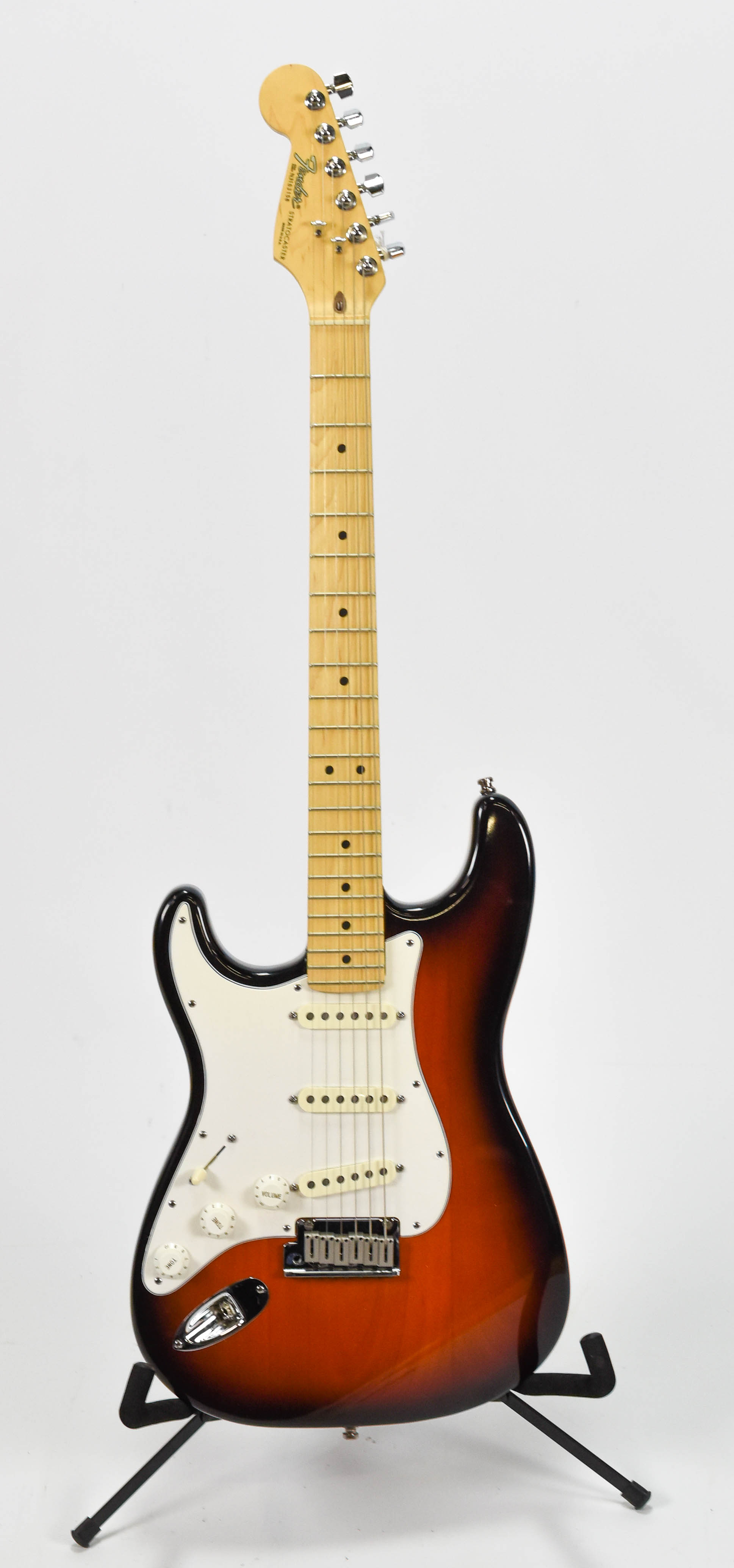 Fender sunburst strat. left handed - American