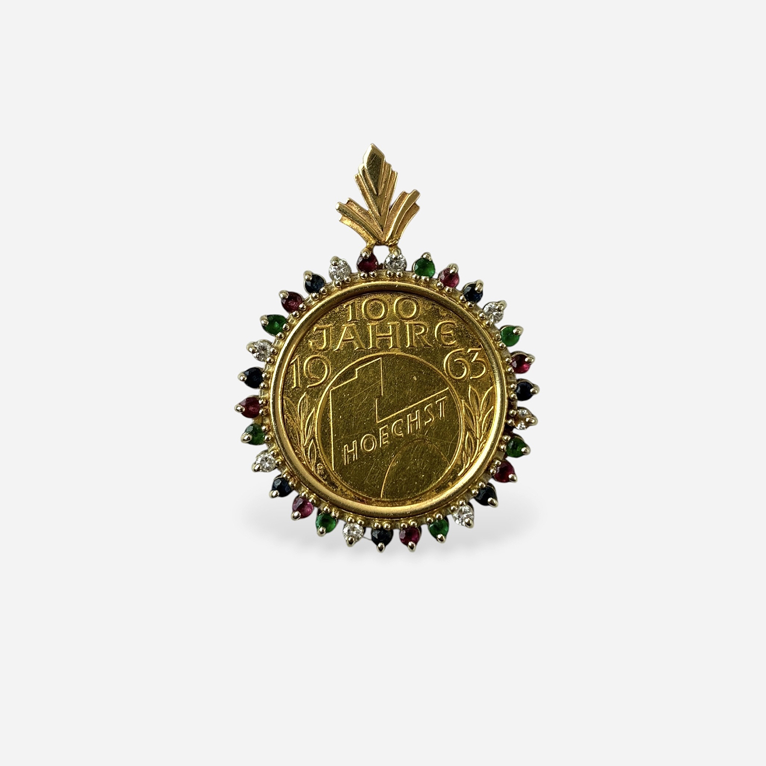 Gold Coin Pendant
