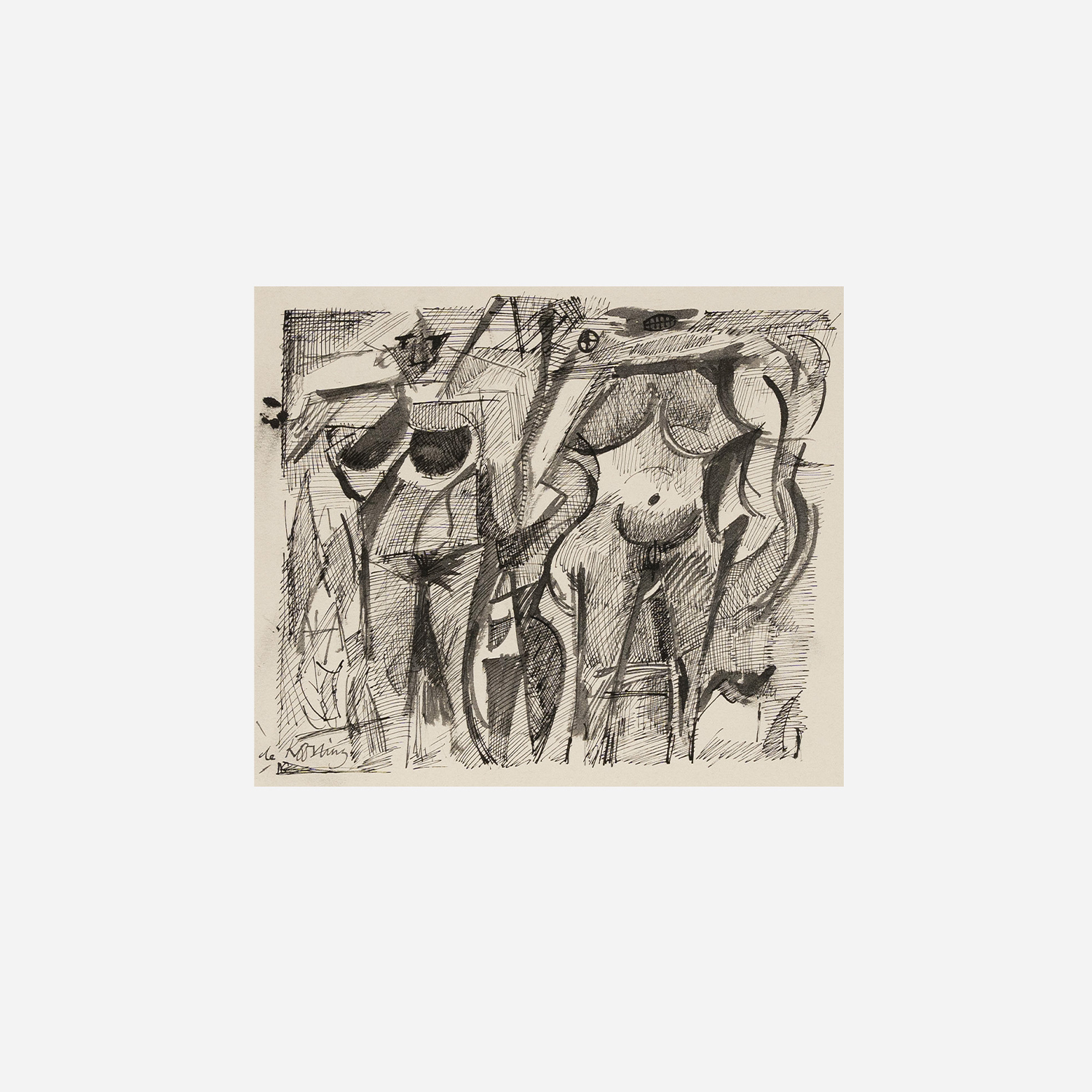 de Kooning Original Drawing