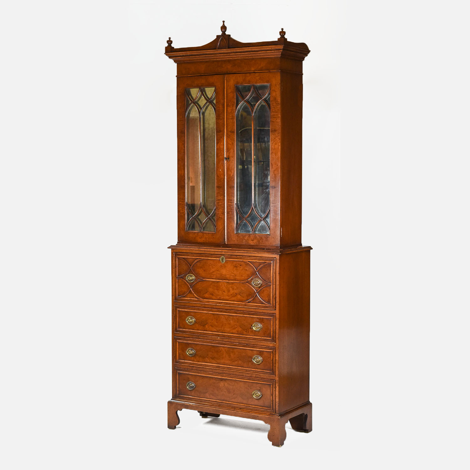 Yorkshire House Tall Narrow 2pc Curio Cabinet